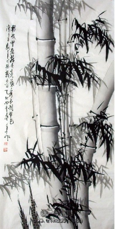 四尺竖幅山水画; 水墨竹墨竹手镯中国水墨竹画;; 原文地址:墨竹(2)